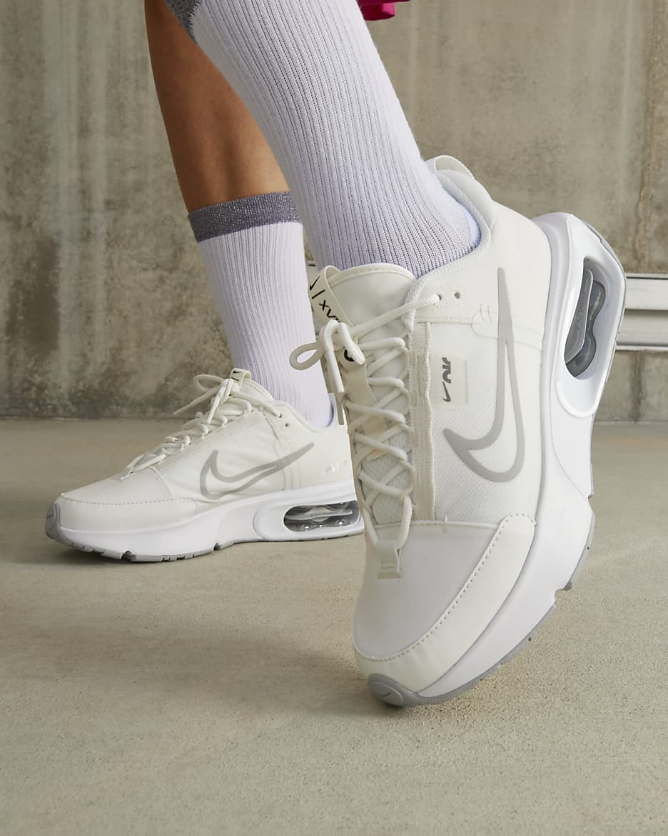 All white nike air max womens online